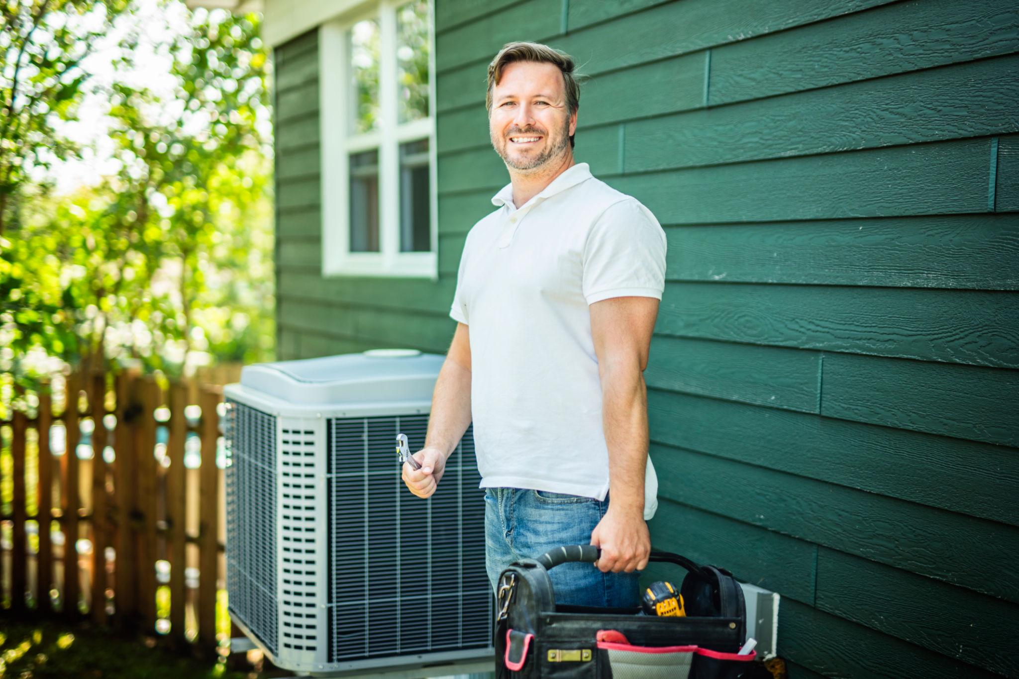Climax Energy technician providing home repair service